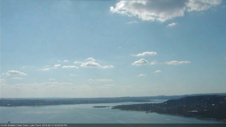 Lake Travis webcam, June 12, 2019 4:00 PM CT