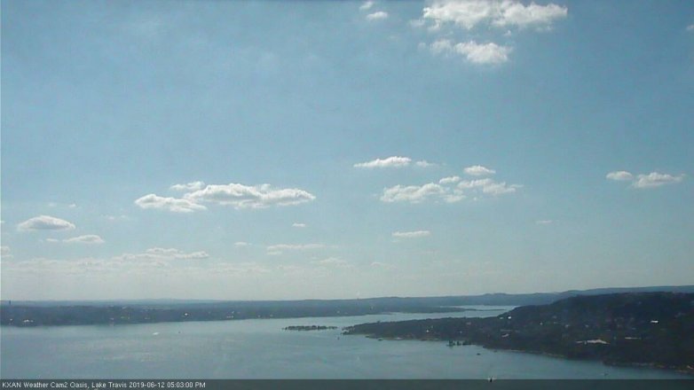 Lake Travis webcam, June 12, 2019 4:05 PM CT