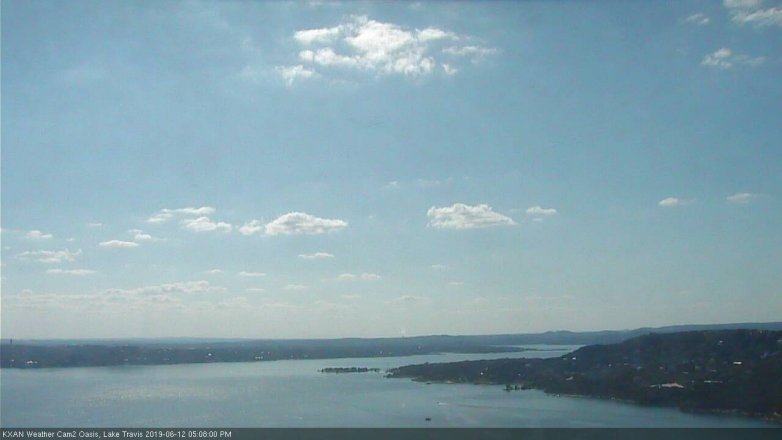 Lake Travis webcam, June 12, 2019 4:10 PM CT