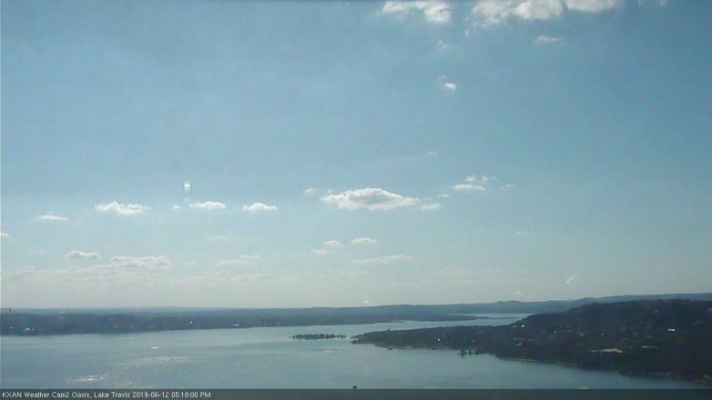 Lake Travis webcam, June 12, 2019 4:20 PM CT