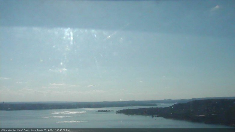 Lake Travis webcam, June 12, 2019 4:50 PM CT