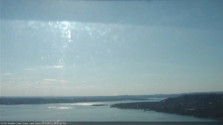 Lake Travis webcam, June 12, 2019 4:55 PM CT