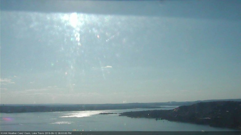 Lake Travis webcam, June 12, 2019 5:05 PM CT