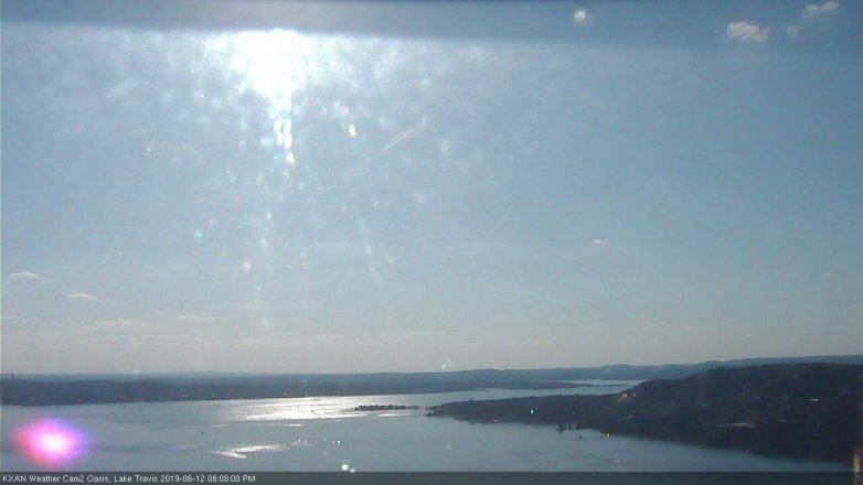 Lake Travis webcam, June 12, 2019 5:10 PM CT