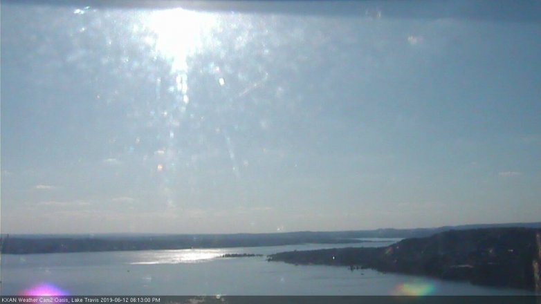 Lake Travis webcam, June 12, 2019 5:15 PM CT