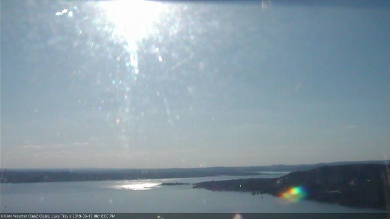 Lake Travis webcam, June 12, 2019 5:20 PM CT