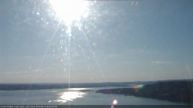 Lake Travis webcam, June 12, 2019 5:30 PM CT