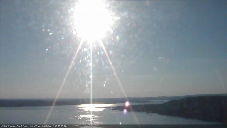 Lake Travis webcam, June 12, 2019 5:55 PM CT