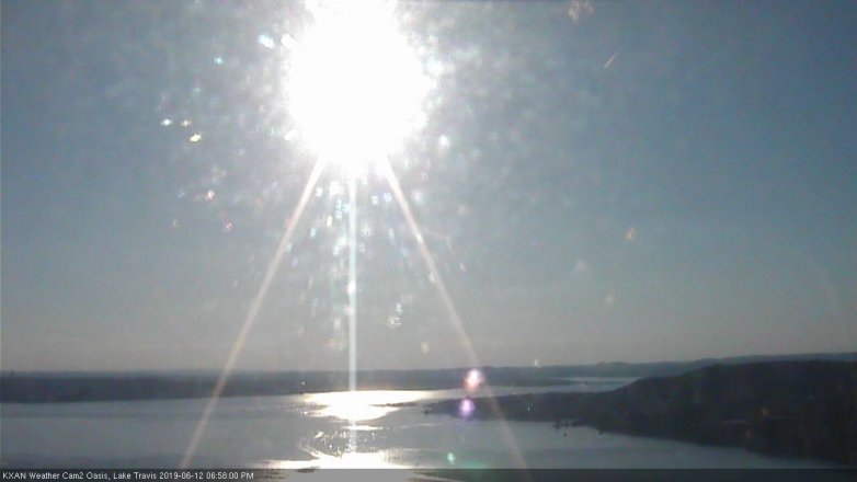 Lake Travis webcam, June 12, 2019 6:00 PM CT