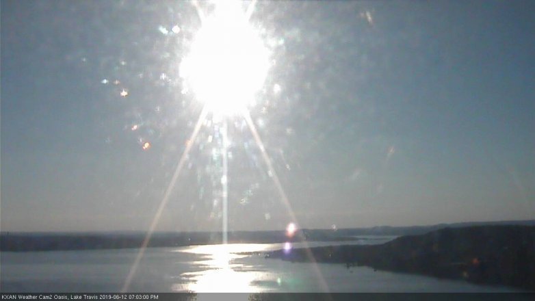 Lake Travis webcam, June 12, 2019 6:05 PM CT