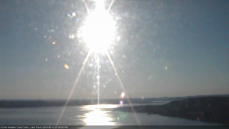 Lake Travis webcam, June 12, 2019 6:10 PM CT