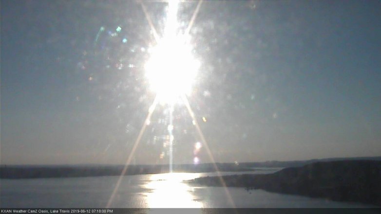 Lake Travis webcam, June 12, 2019 6:20 PM CT
