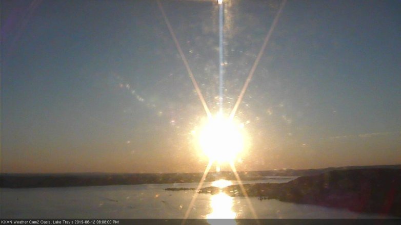 Lake Travis webcam, June 12, 2019 7:10 PM CT