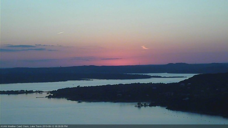 Lake Travis webcam, June 12, 2019 7:40 PM CT