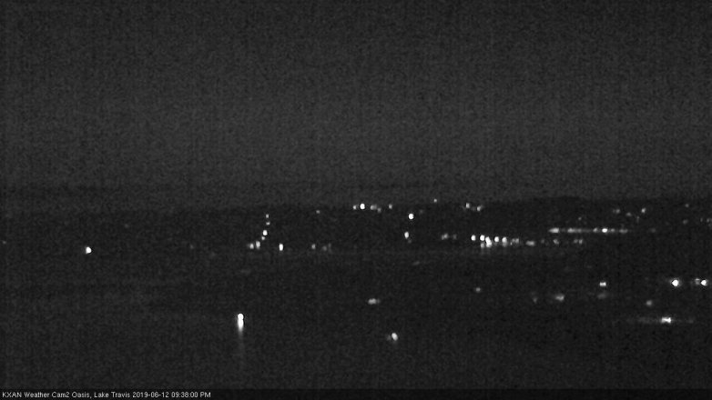 Lake Travis webcam, June 12, 2019 8:40 PM CT