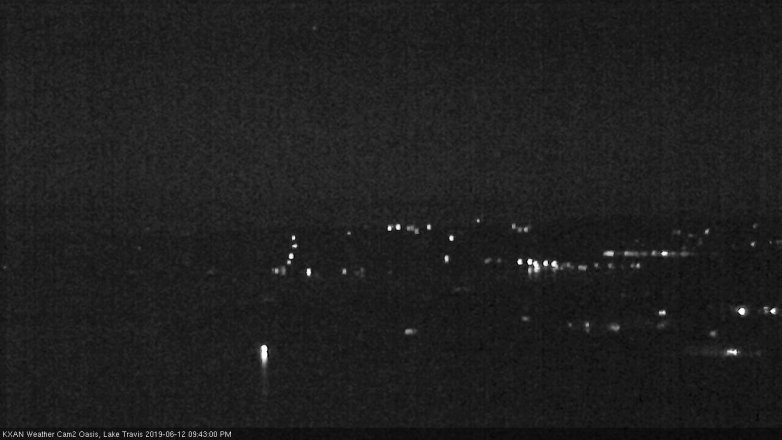Lake Travis webcam, June 12, 2019 8:45 PM CT