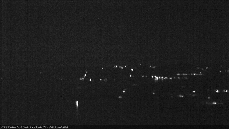 Lake Travis webcam, June 12, 2019 8:50 PM CT