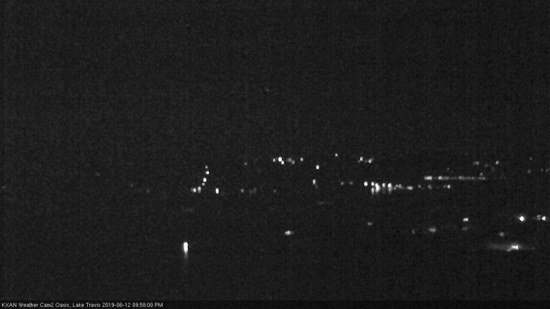 Lake Travis webcam, June 12, 2019 9:00 PM CT