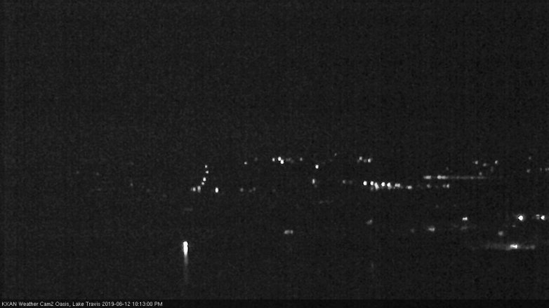 Lake Travis webcam, June 12, 2019 9:15 PM CT