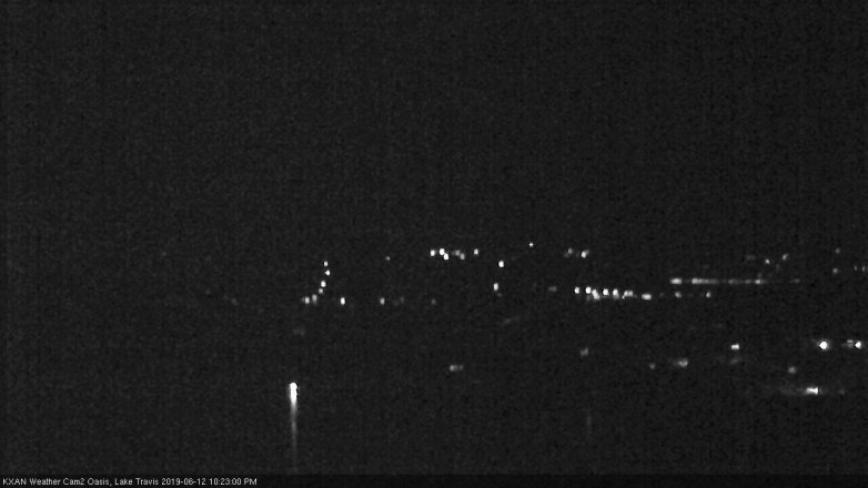 Lake Travis webcam, June 12, 2019 9:25 PM CT