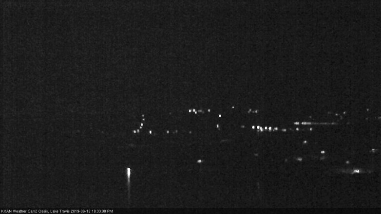 Lake Travis webcam, June 12, 2019 9:35 PM CT