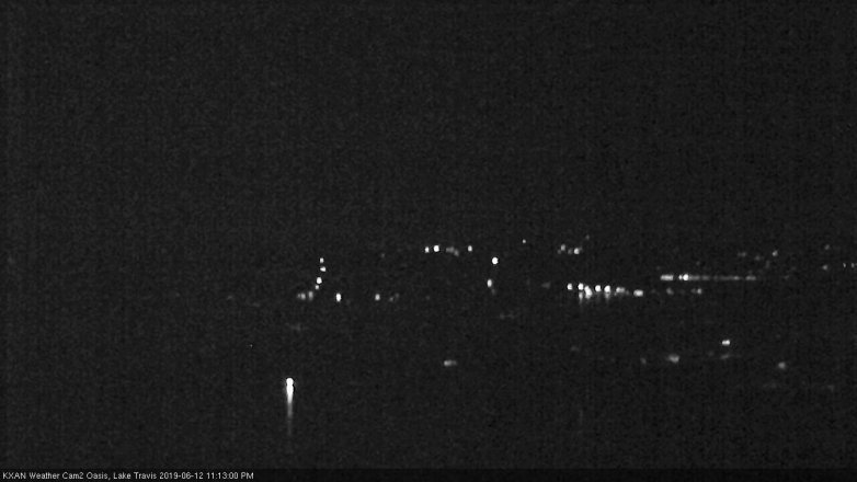 Lake Travis webcam, June 12, 2019 10:15 PM CT