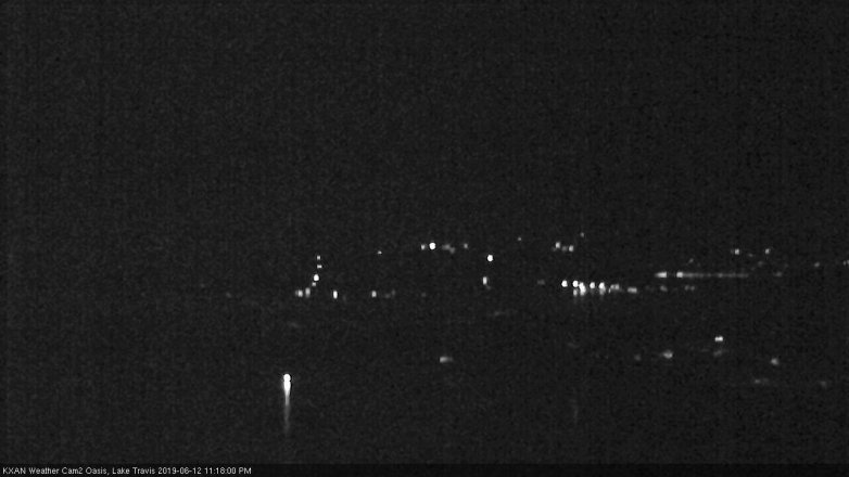 Lake Travis webcam, June 12, 2019 10:20 PM CT