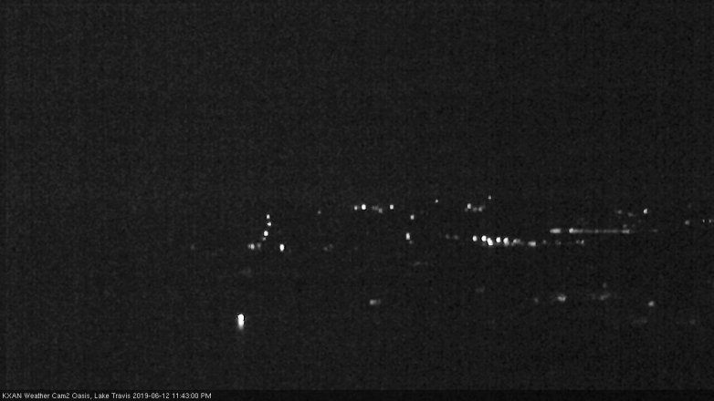 Lake Travis webcam, June 12, 2019 10:45 PM CT
