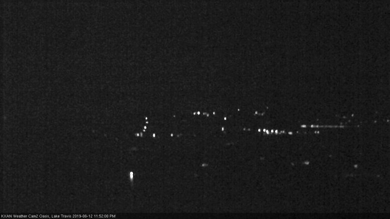 Lake Travis webcam, June 12, 2019 10:55 PM CT