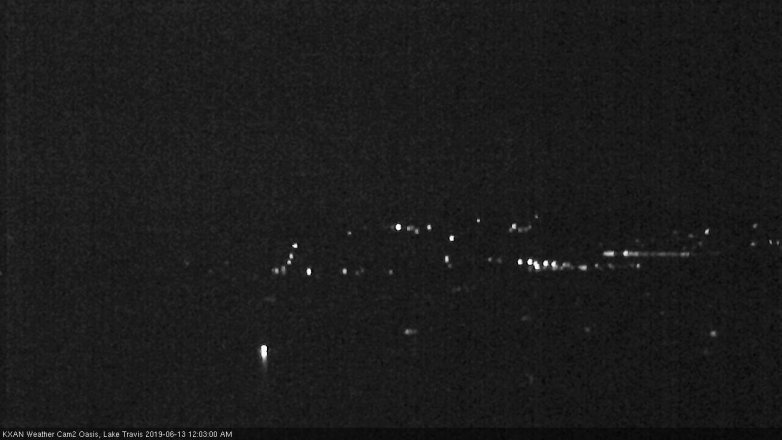 Lake Travis webcam, June 12, 2019 11:05 PM CT