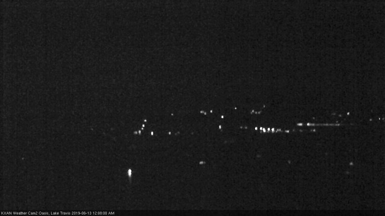 Lake Travis webcam, June 12, 2019 11:10 PM CT