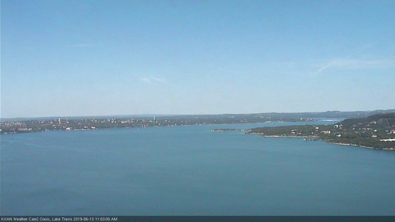 Lake Travis webcam, June 13, 2019 10:05 AM CT