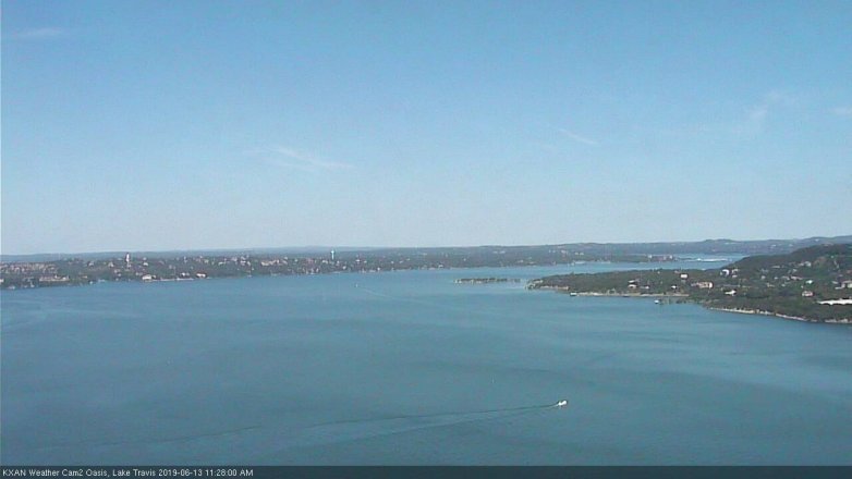 Lake Travis webcam, June 13, 2019 10:30 AM CT