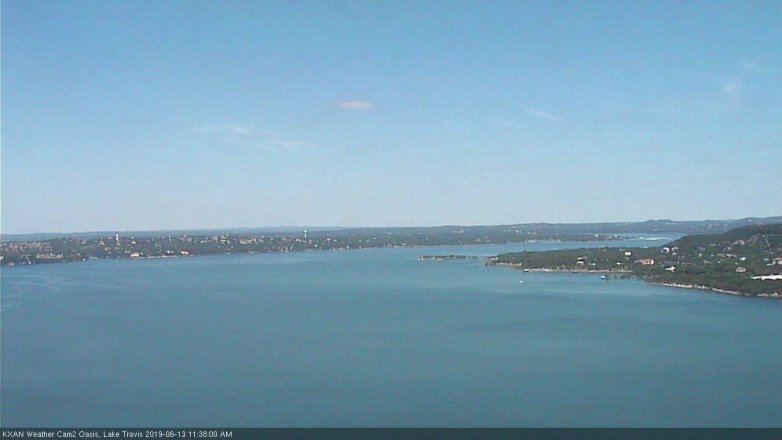 Lake Travis webcam, June 13, 2019 10:40 AM CT