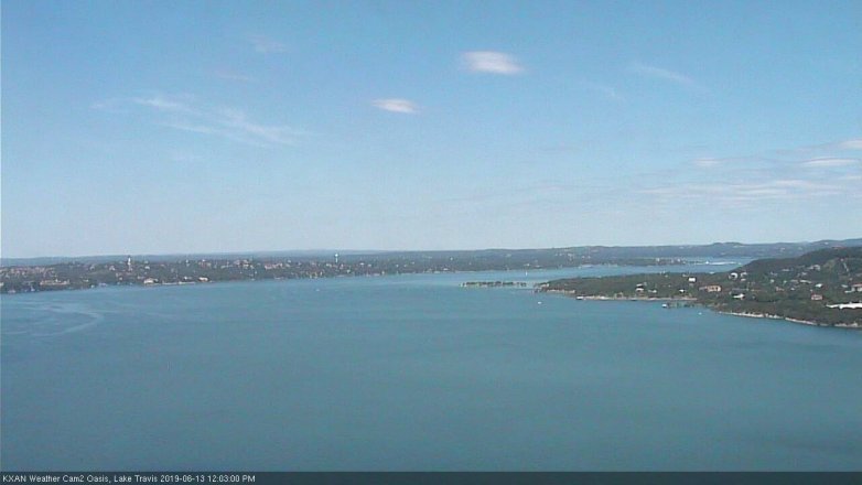 Lake Travis webcam, June 13, 2019 11:05 AM CT