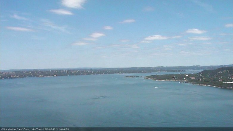 Lake Travis webcam, June 13, 2019 11:20 AM CT