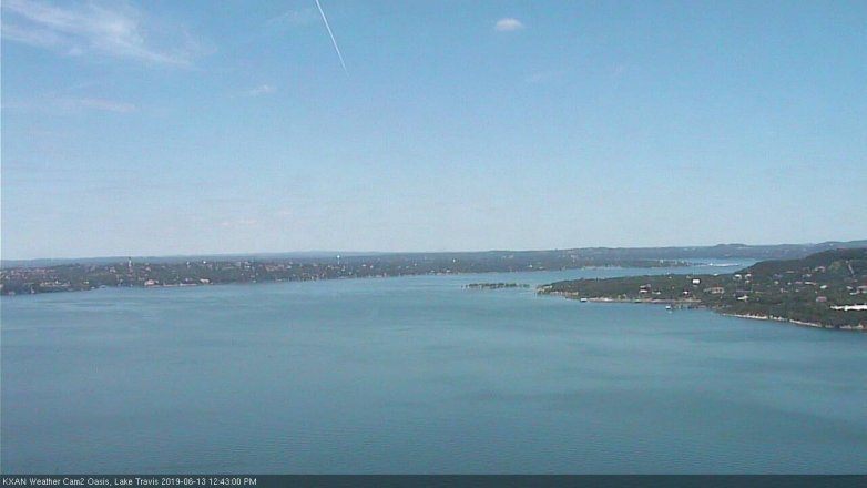 Lake Travis webcam, June 13, 2019 11:45 AM CT