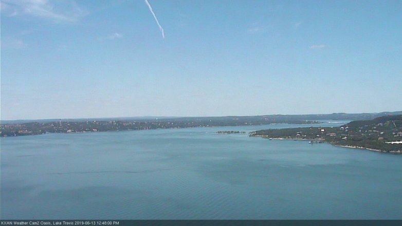 Lake Travis webcam, June 13, 2019 11:50 AM CT