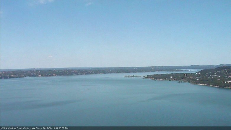 Lake Travis webcam, June 13, 2019 12:10 PM CT