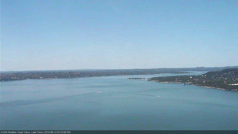 Lake Travis webcam, June 13, 2019 12:25 PM CT