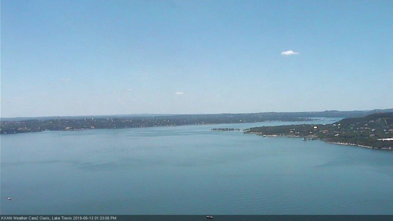 Lake Travis webcam, June 13, 2019 12:35 PM CT