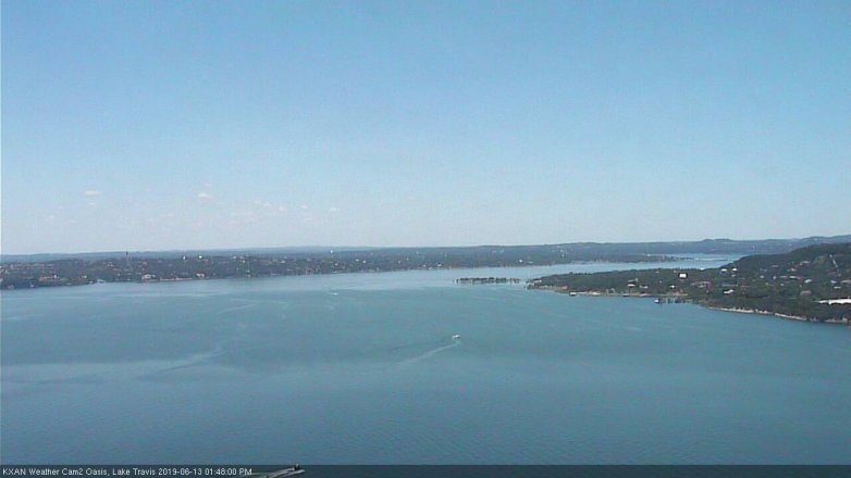 Lake Travis webcam, June 13, 2019 12:50 PM CT