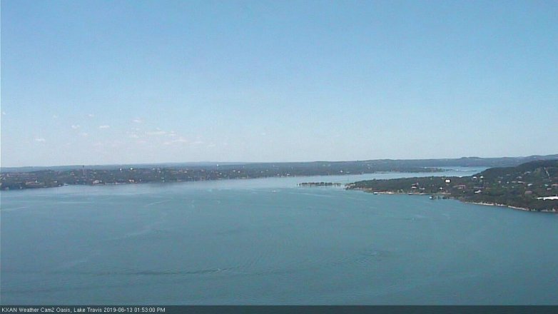 Lake Travis webcam, June 13, 2019 12:55 PM CT