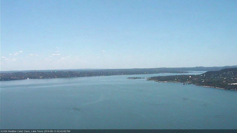 Lake Travis webcam, June 13, 2019 1:45 PM CT