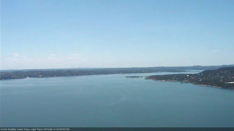 Lake Travis webcam, June 13, 2019 2:00 PM CT