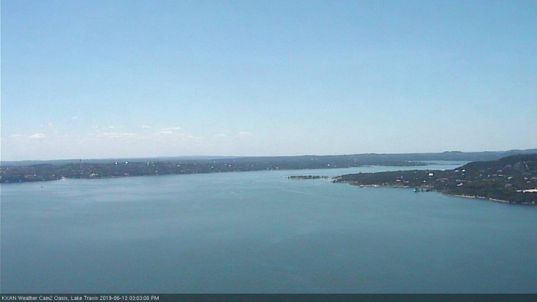 Lake Travis webcam, June 13, 2019 2:05 PM CT