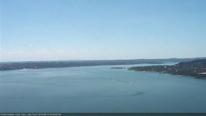 Lake Travis webcam, June 13, 2019 2:10 PM CT