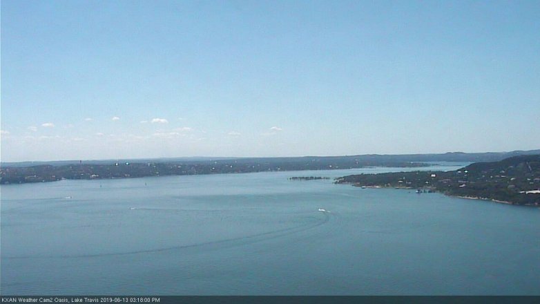 Lake Travis webcam, June 13, 2019 2:20 PM CT