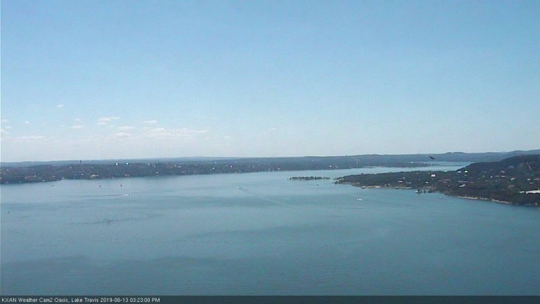 Lake Travis webcam, June 13, 2019 2:25 PM CT