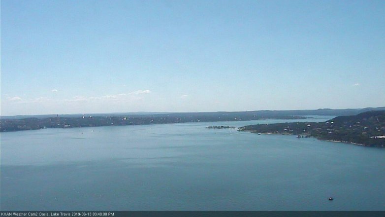 Lake Travis webcam, June 13, 2019 2:50 PM CT